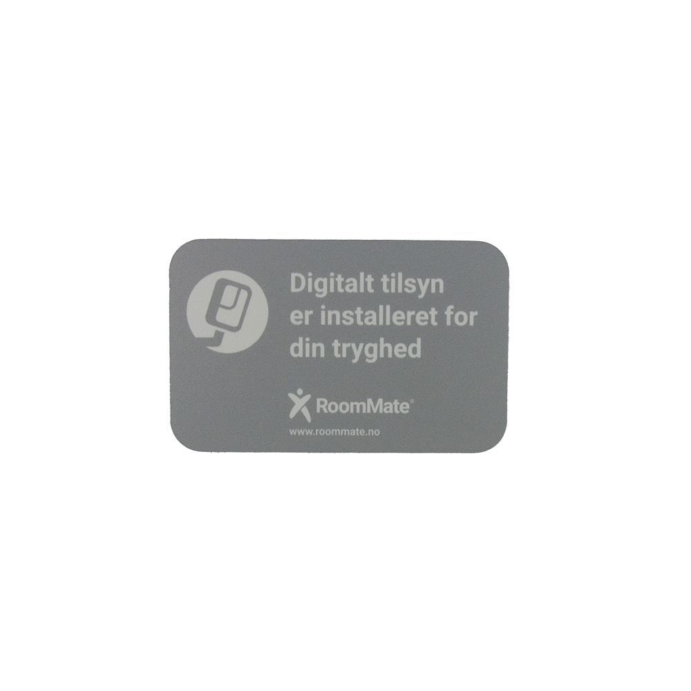 RoomMate Infoskilt Dansk
