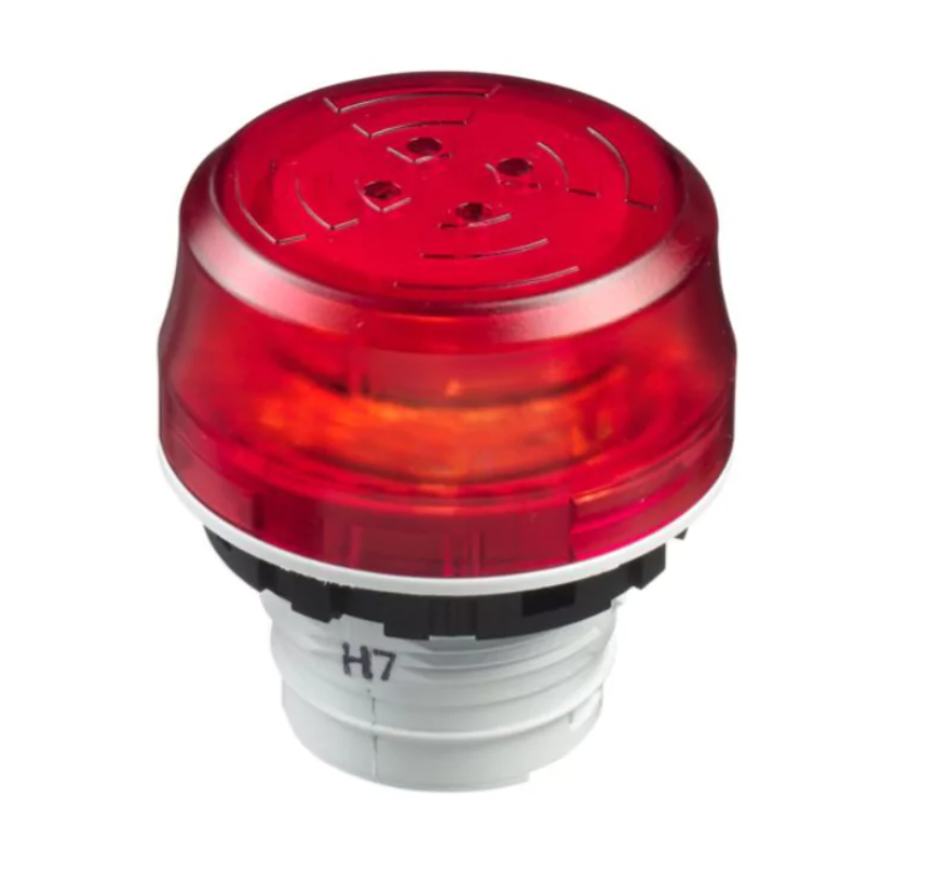 Illuminated Buzzer - Red - 24 VDC - 90dB - Intermittent - IDEC