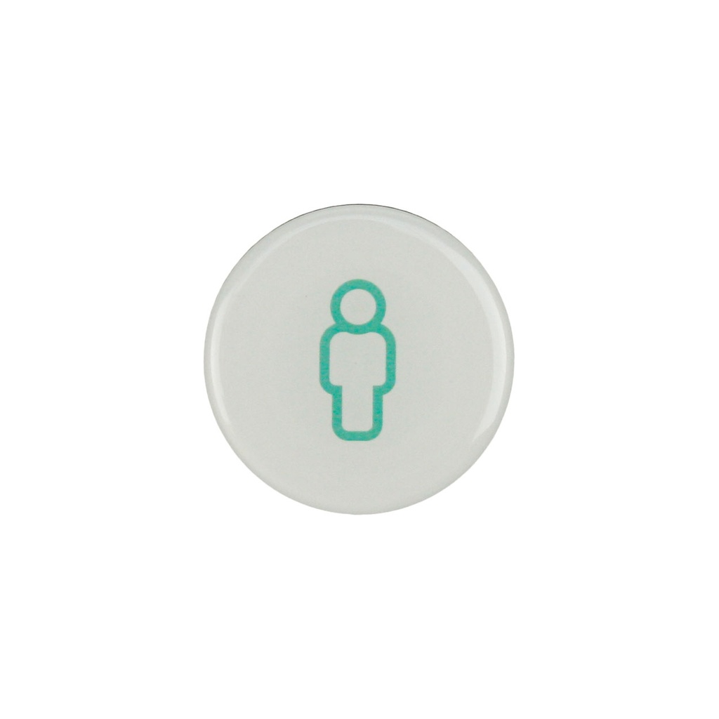 Sensio On-Metal NFC Room Sticker Subtle (White)