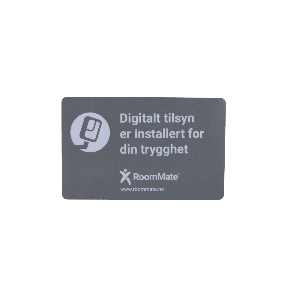 RoomMate Infoskilt Norsk